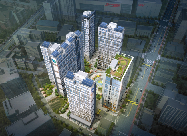 ▲'등촌 두산위브' 조감도(사진=대한토지신탁)