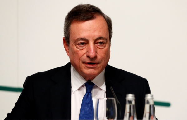 ▲마리오 드라기 ECB 총재. 로이터연합뉴스
