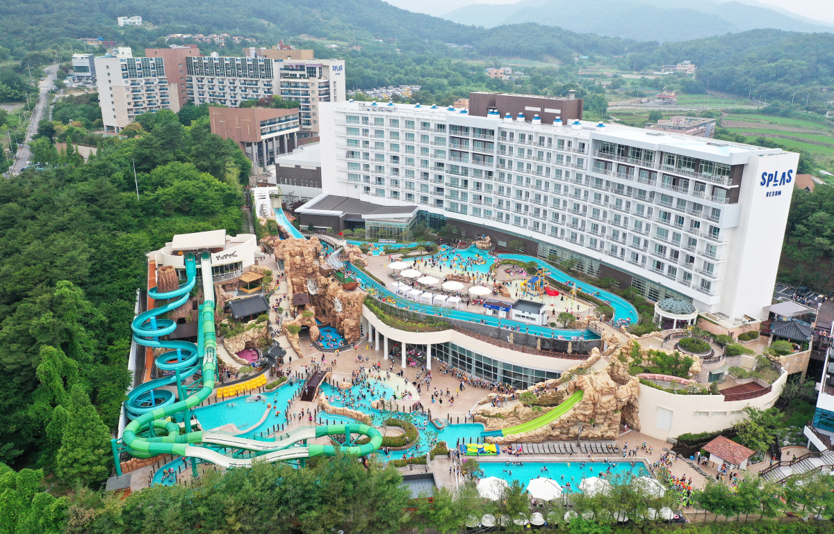 ▲리뉴얼된 스플라스 리솜 전경 사진 (사진=호반그룹)