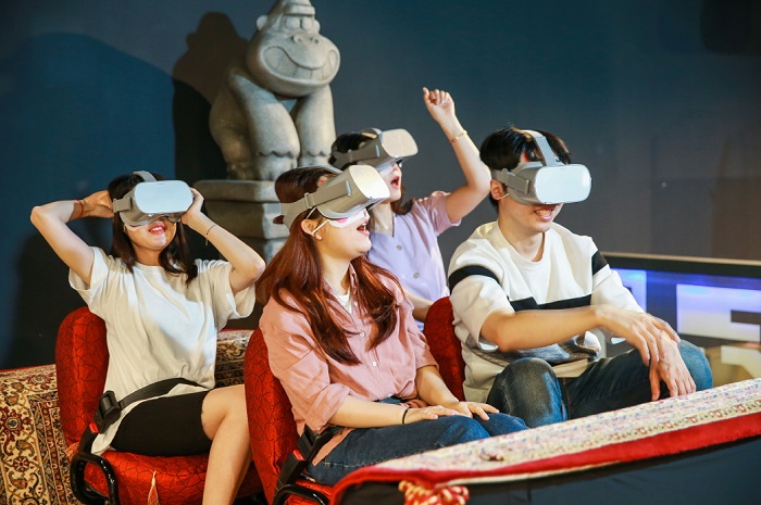 ▲신규 VR 어트랙션 '아라비안나이트'. (모션디바이스)