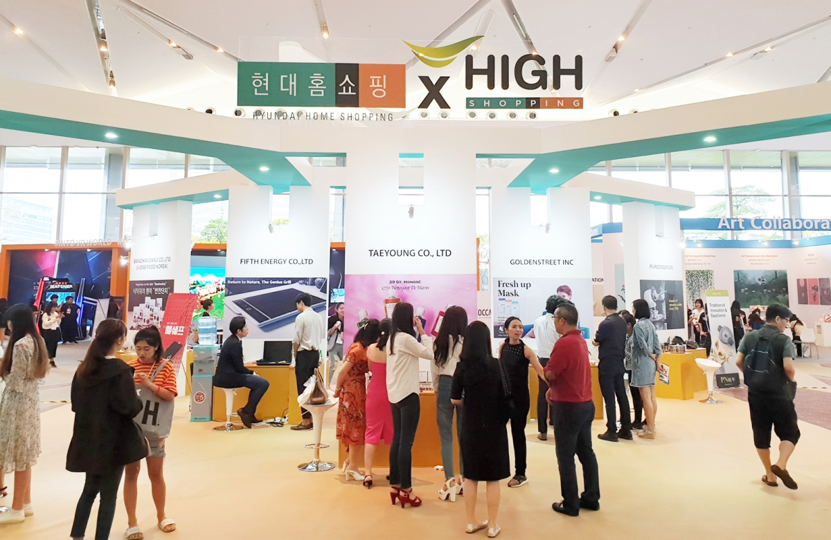 ▲현대홈쇼핑 방콕 한류박람회장 전경. (사진제공=현대홈쇼핑)