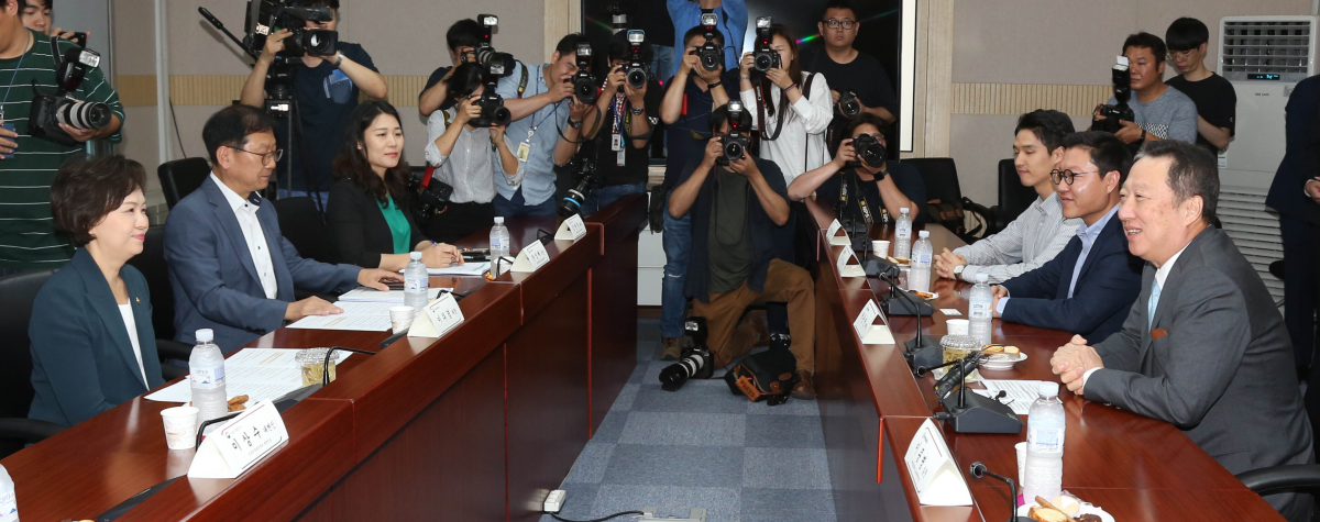 ▲박용만 대한상의 회장이 인사말을 하고 있다.(사진 제공=대한상의)