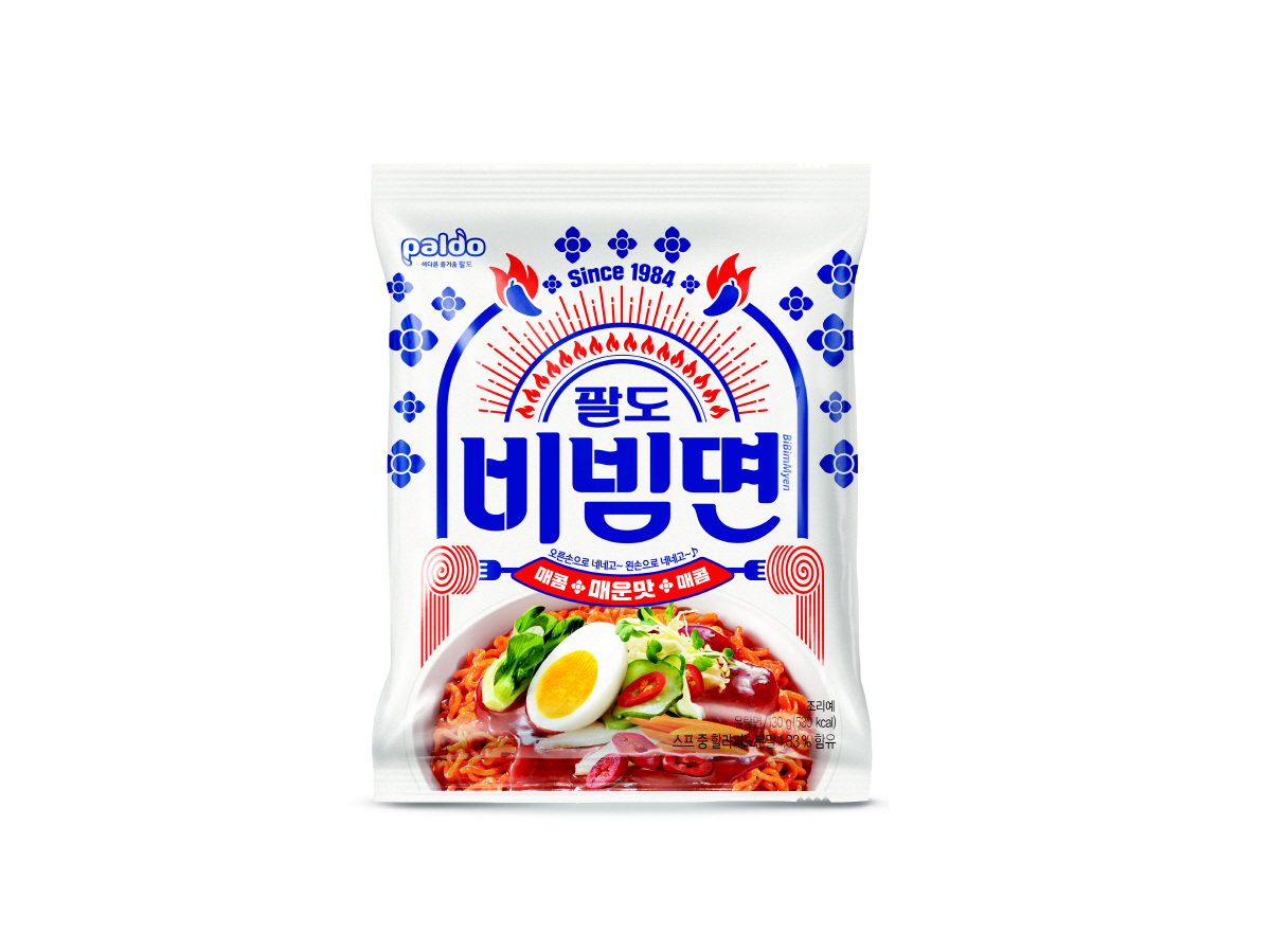 ▲팔도비빔면 매운맛으로 다시 태어난 괄도네넴띤