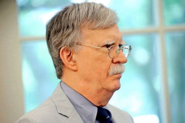 ▲존 볼턴 미국 백악관 국가안보회의(NSC) 보좌관. 로이터연합뉴스