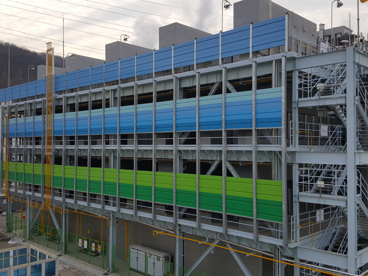 ▲한국남동발전 경기 분당발전본부 제6단계 연료전지 전경