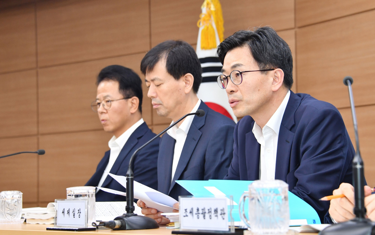 ▲김병규 기획재정부 세제실장이 22일 정부세종청사에서 진행된 '2019년 세법 개정안' 브리핑에서 모두발언을 하고 있다.(사진제공=기획재정부)