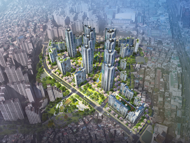 ▲래미안길음센터피스 조감도(사진 = SH공사)