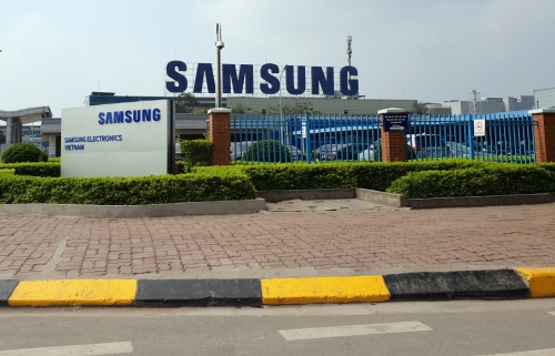 ▲베트남 박닌성 옌퐁공단에 있는 삼성전자 공장 전경. 뉴시스 

