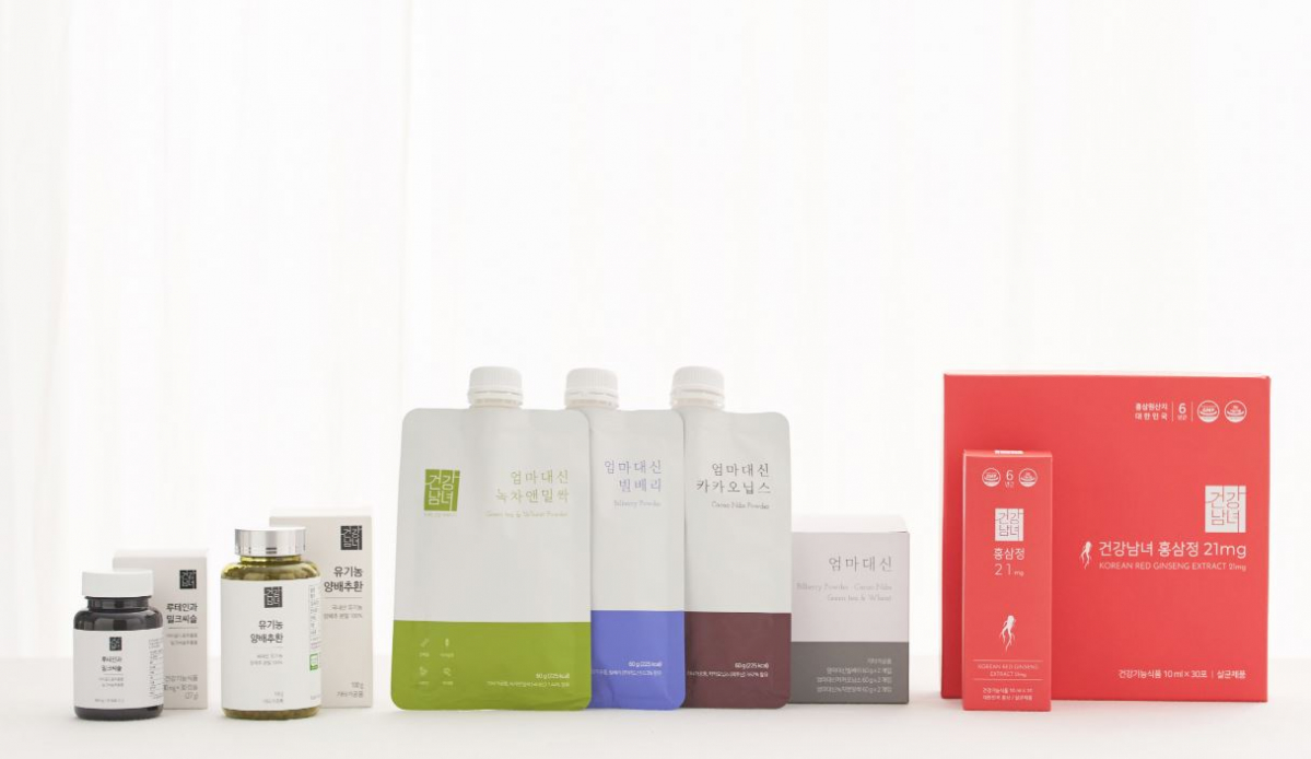 ▲건강기능식품 전문 온라인 쇼핑몰 브랜드 ‘건강남녀’ 신규 론칭(퓨전데이타)