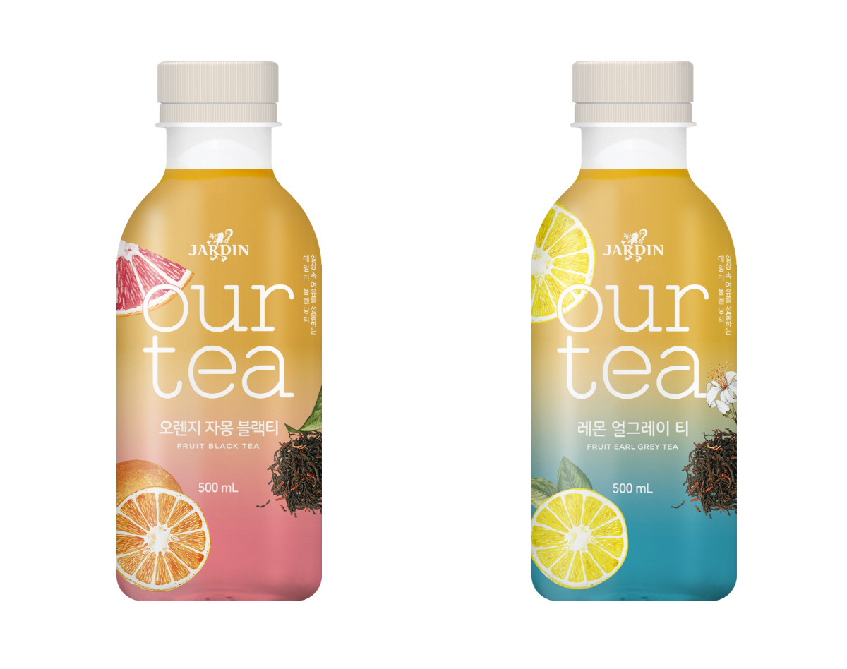 ▲쟈뎅의 ‘아워티’ 페트 2종.