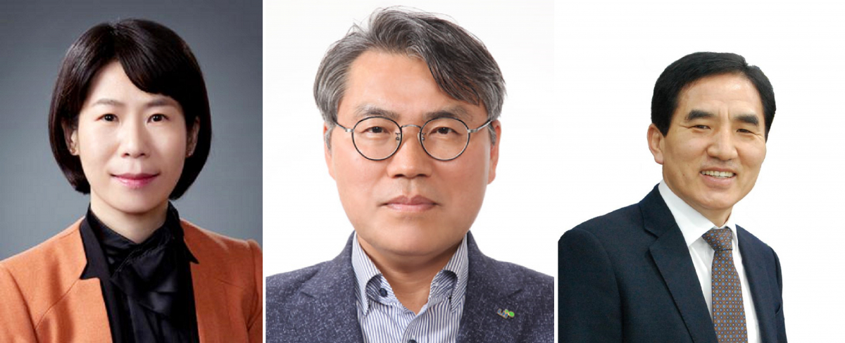 ▲(사진 왼쪽부터) 장옥선 부사장 겸 기획재무본부장, 서창원 경영혁신본부장, 한병홍 스마트도시본부장(사진제공=LH)