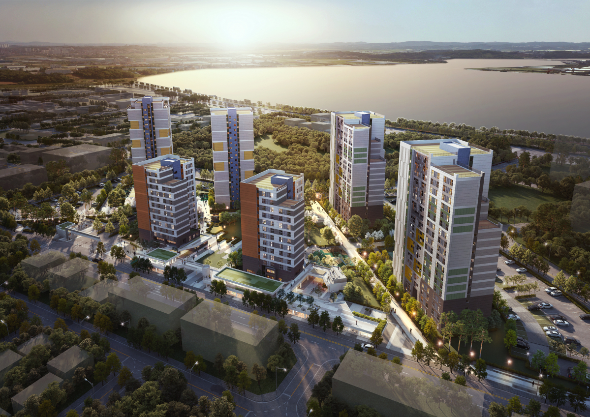 ▲전북 군산신역세권 공동주택 조감도.(자료제공=동부건설)