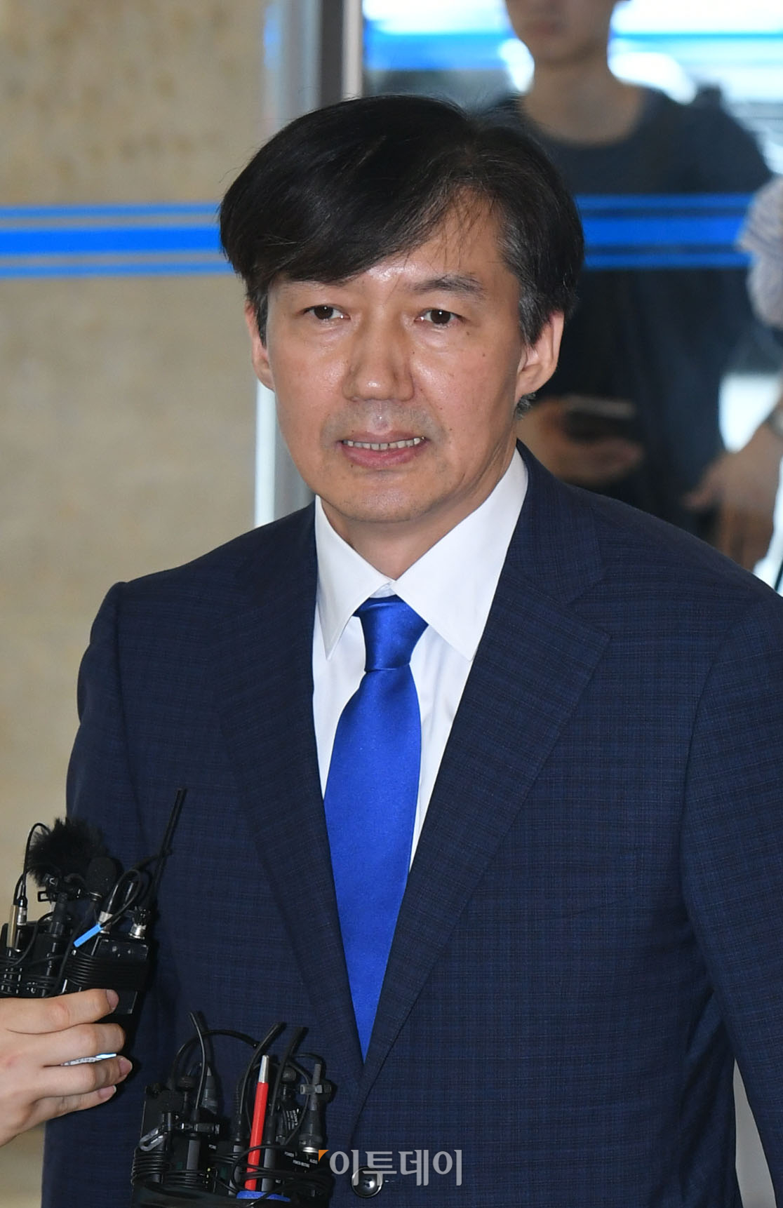 ▲조국 법무부 장관 후보자. 신태현 기자 holjjak@