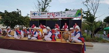 ▲2018년 충북 영동군에서 열린 제1회 생활연극축제 (사진 제공 (사)한국생활연극협회)