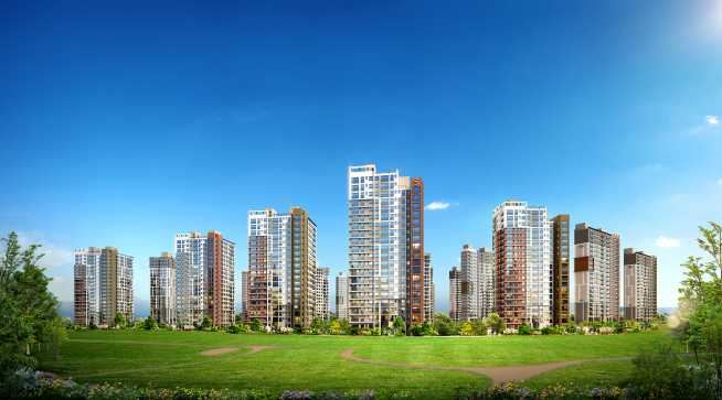 ▲파주운정신도시 중흥S-클래스 투시도(자료제공=중흥건설)