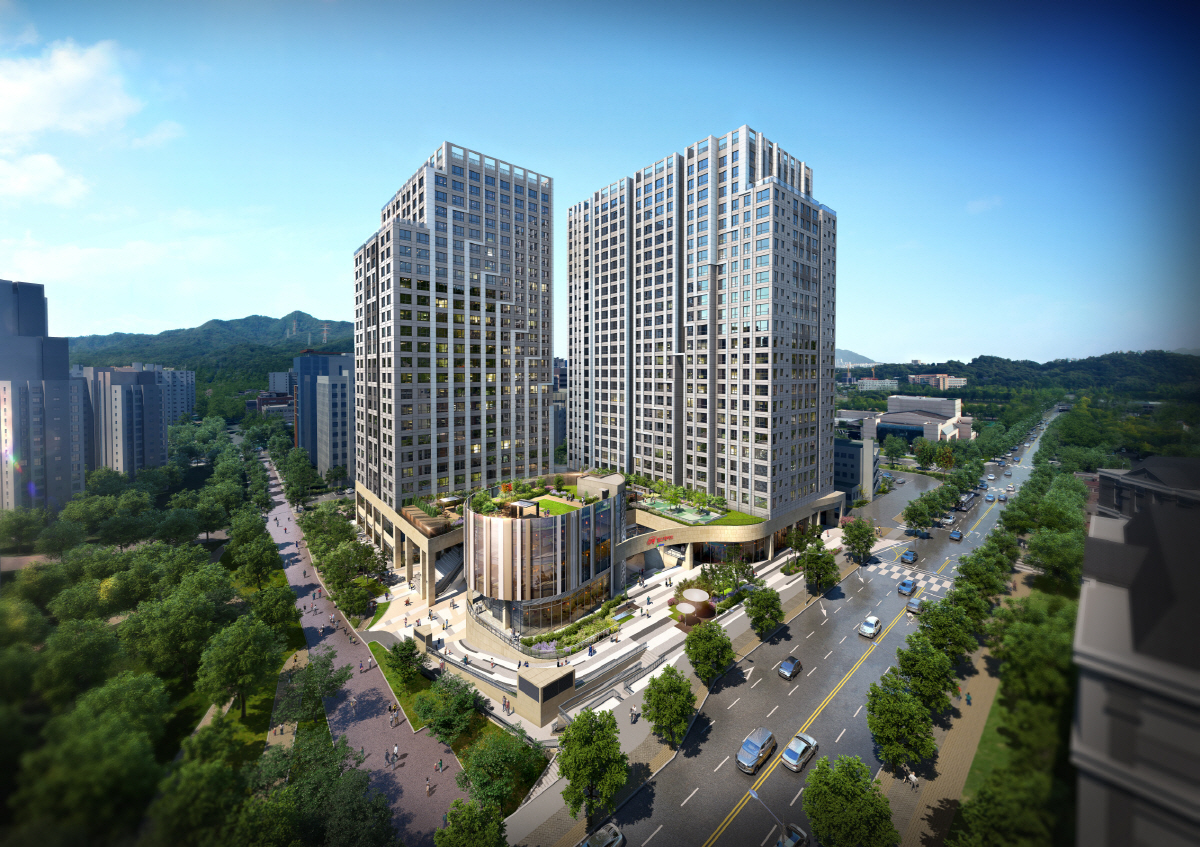 ▲‘힐스테이트 과천 중앙’ 조감도.(자료제공=현대건설)