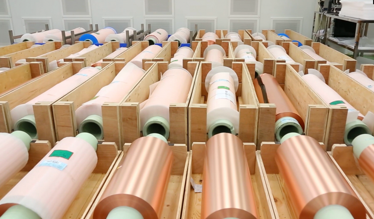 ▲포장된 동박들. (사진 제공=KCFT)