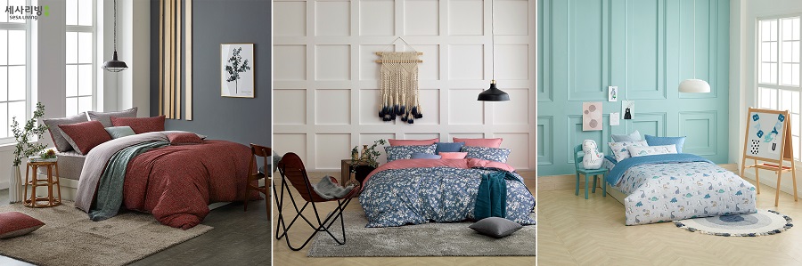 ▲2019 FW세사리빙 신제품 ‘네트’, ‘엘로이’, ‘디노시티’(사진제공=세사리빙)