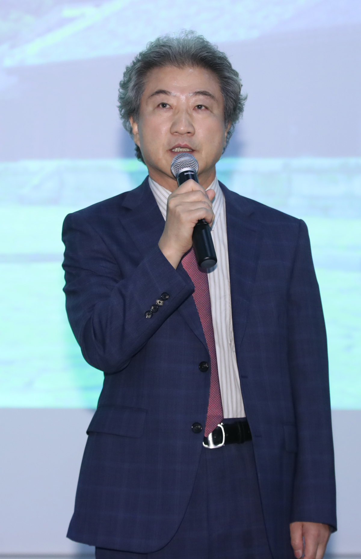 ▲ 19일 오전 서울 서초동 국립국악원 국악박물관에서 열린 재개관 기자간담회에서 임재원 국립국악원장이 인사말 하고 있다.(뉴시스)