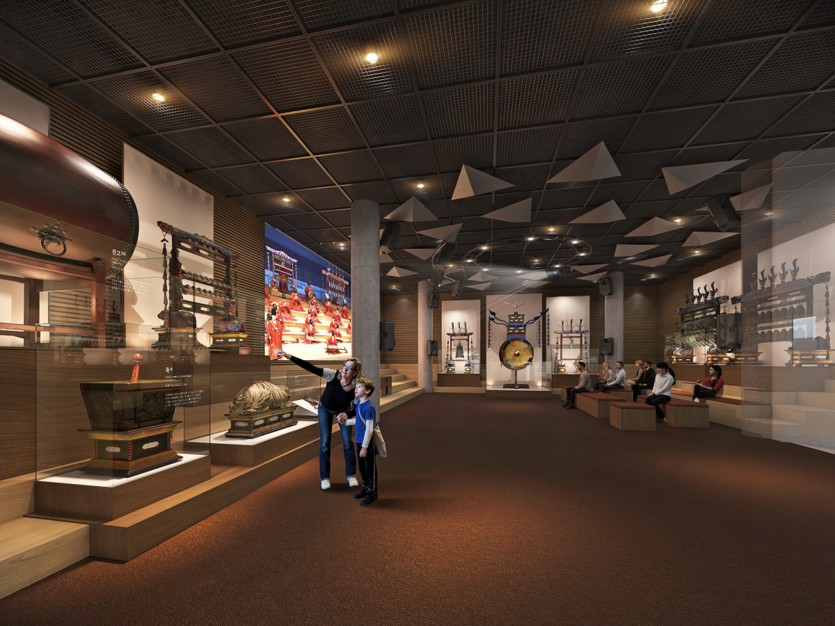 ▲1층 국악뜰.(사진제공=국립국악원)