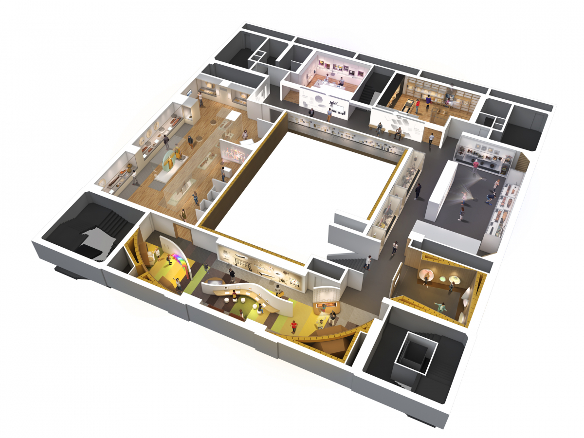 ▲국악박물관 2층 조감도.(사진제공=국립국악원)