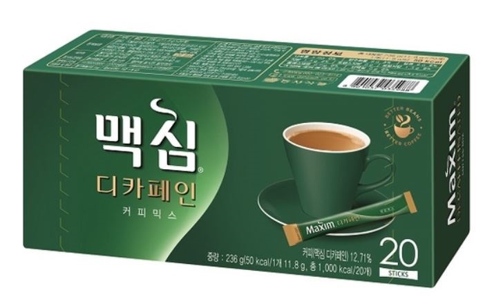 ▲동서식품 맥심 디카페인 커피믹스(동서식품)