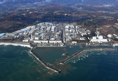 ▲일본 후쿠시마 제1원자력발전소 전경.(AP/뉴시스)