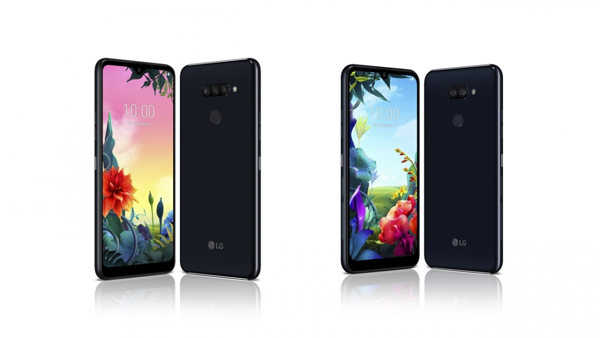 ▲LG전자의 LG K50S(왼쪽부터), LG K40S.(사진제공=LG전자)