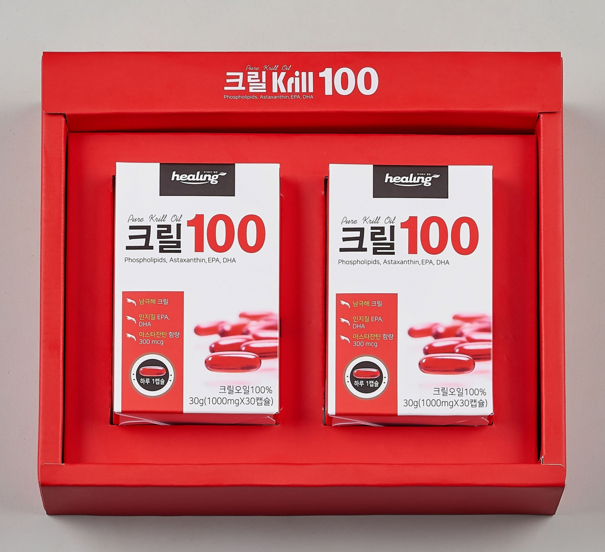 ▲크릴 오일 세트(사진제공=빅마켓)