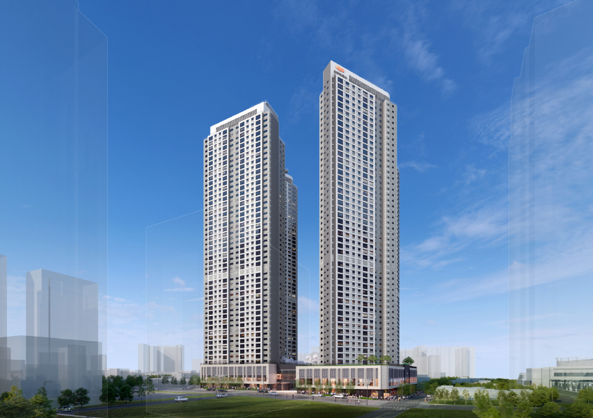 ▲‘e편한세상 일산 어반스카이’ 오피스텔 투시도.(대림산업 제공)