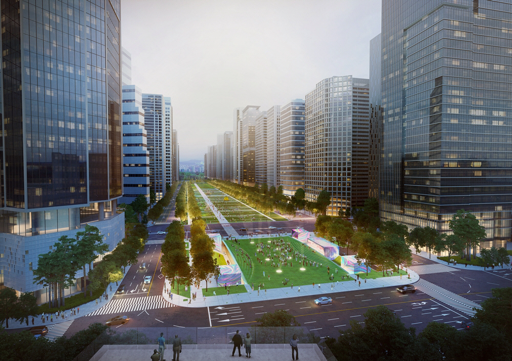 ▲용산역전면 공원 지하공간 개발사업 조감도.(자료 제공=HDC현대산업개발)