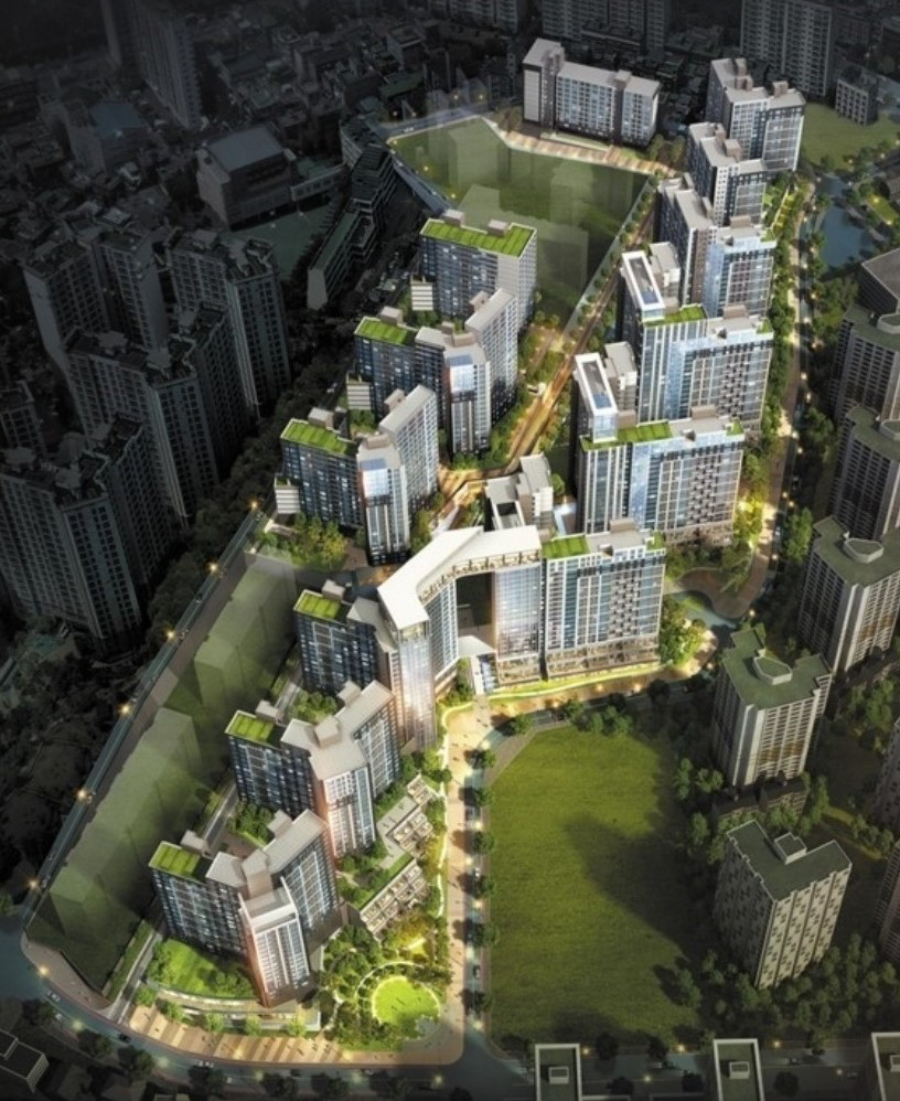 ▲서울 양천구 신정4 재정비촉진구역 조감도.