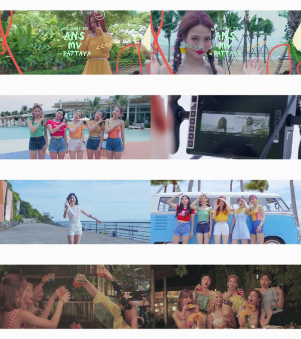 ▲ANS 뮤직비디오 촬영 비하인드 캡처(사진제공=ANS엔터테인먼트)