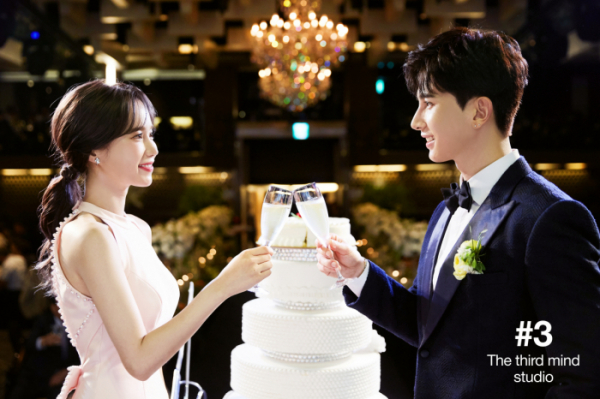 ▲유키스 기섭♥정유나(사진제공=해피메리드컴퍼니)