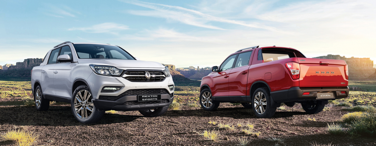 ▲2020 렉스턴 스포츠(왼쪽), 칸(오른쪽) (사진제공=쌍용차)