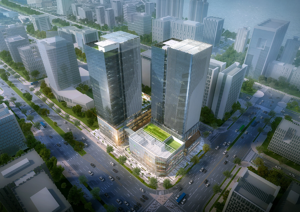 ▲‘송도 씨워크 인테라스 한라’ 조감도. (자료 제공=한라)