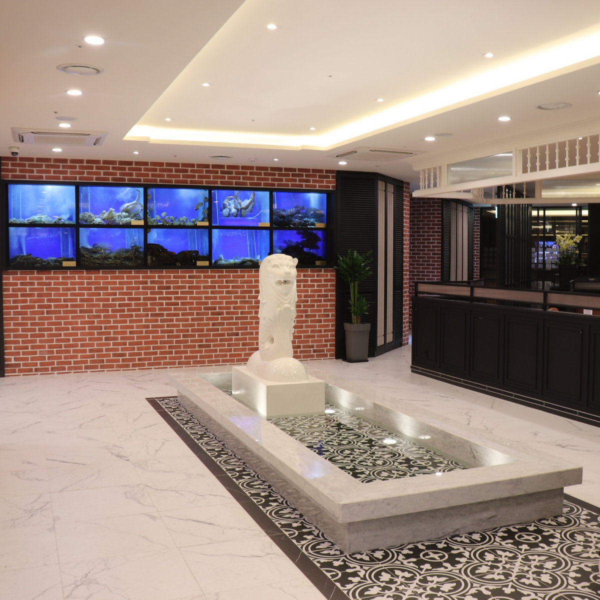 ▲점보씨푸드 국내 1호점 입구