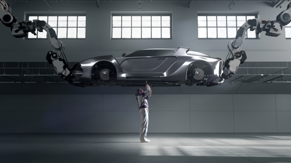 ▲다양한 착용형 로봇이 도입되면 시간당 생산량을 포함해 작업 효율성이 크게 개선될 것으로 전망된다. (사진제공=현대기아차)