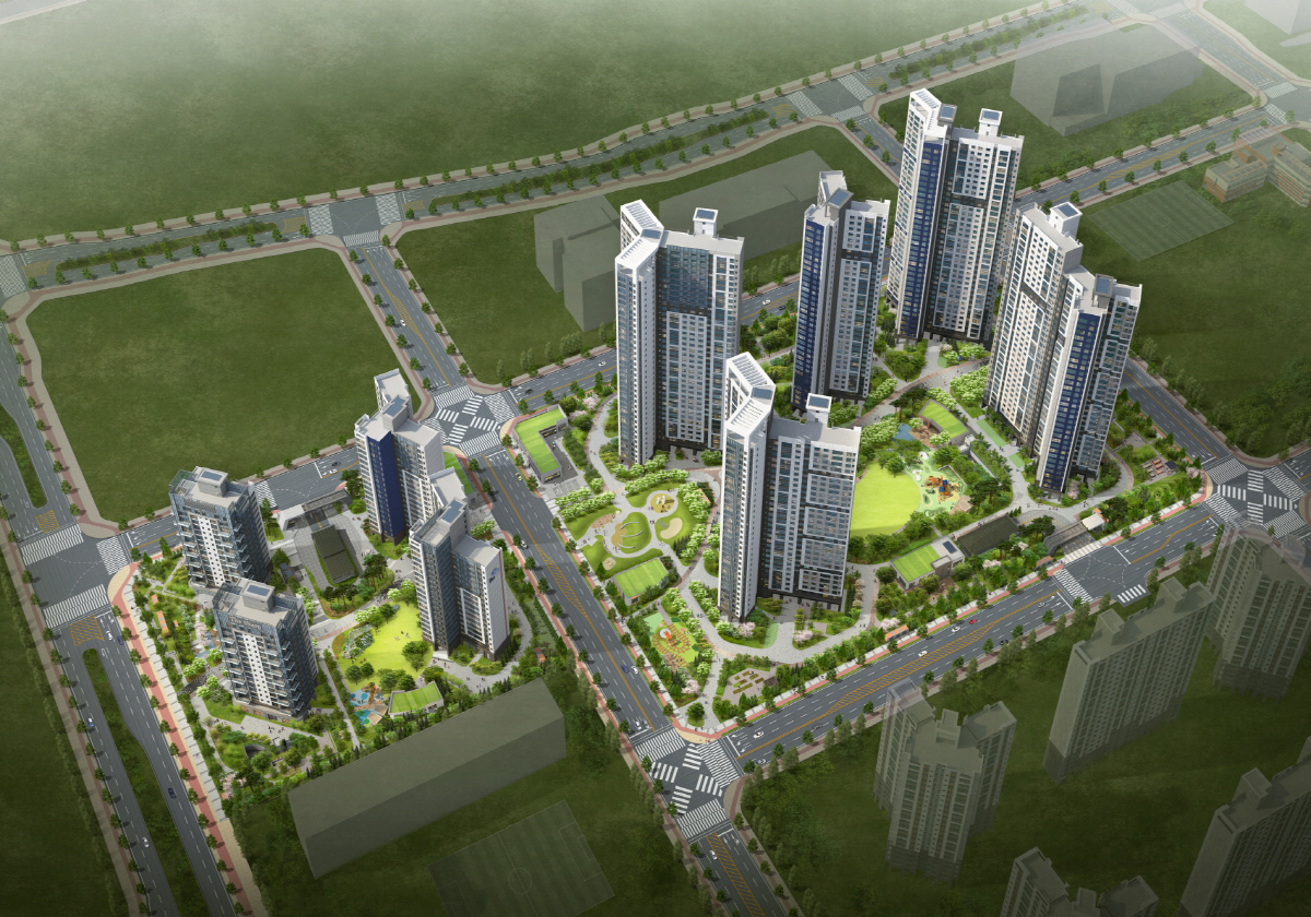 ▲‘송도 더샵 프라임뷰’ 조감도.