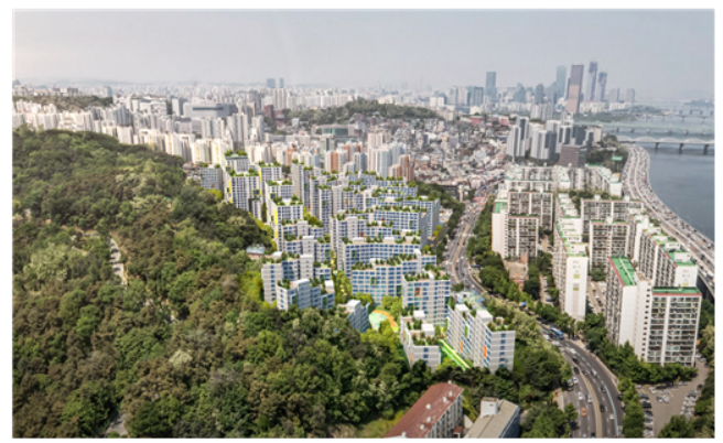 ▲흑석11구역 도시･건축혁신 시범사업 공공대안.(출처=서울시)