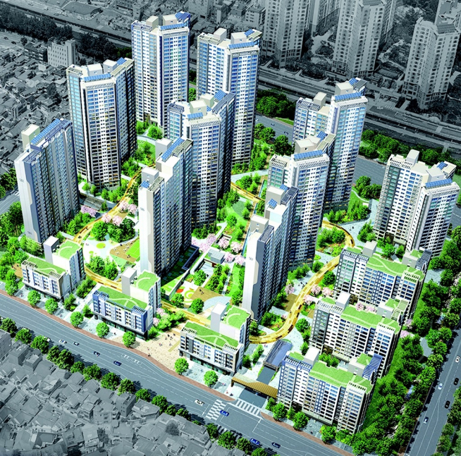 ▲래미안장위퍼스트하이 조감도(사진 = SH공사)