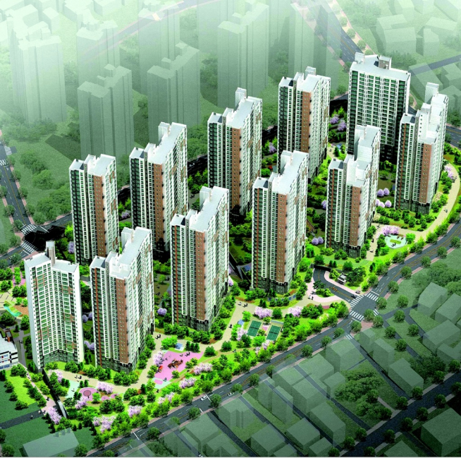 ▲백련산SK뷰아이파크 조감도(사진 = SH공사)