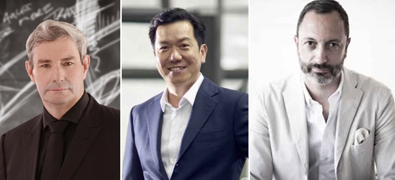 ▲현대기아차는 루크 동커볼케 부사장(왼쪽)이 디자인을 총괄한다. 그 아래 현대차와 기아차가 각각 디자인센터를 두고 브랜드 방향성을 확립하고 있다. 사진 중앙이 현대차디자인센터장 이상엽 전무, 오른쪽은 닛산 출신으로 새로 합류한 카림 하비브 기아차 디자인센터장 전무. (사진제공=현대기아차)