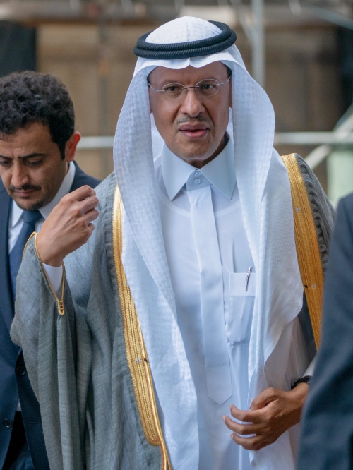 ▲사우디의 새 에너지 장관에 임명된 압둘 아지즈 빈 살만 왕자. 빈/AFP연합뉴스 
