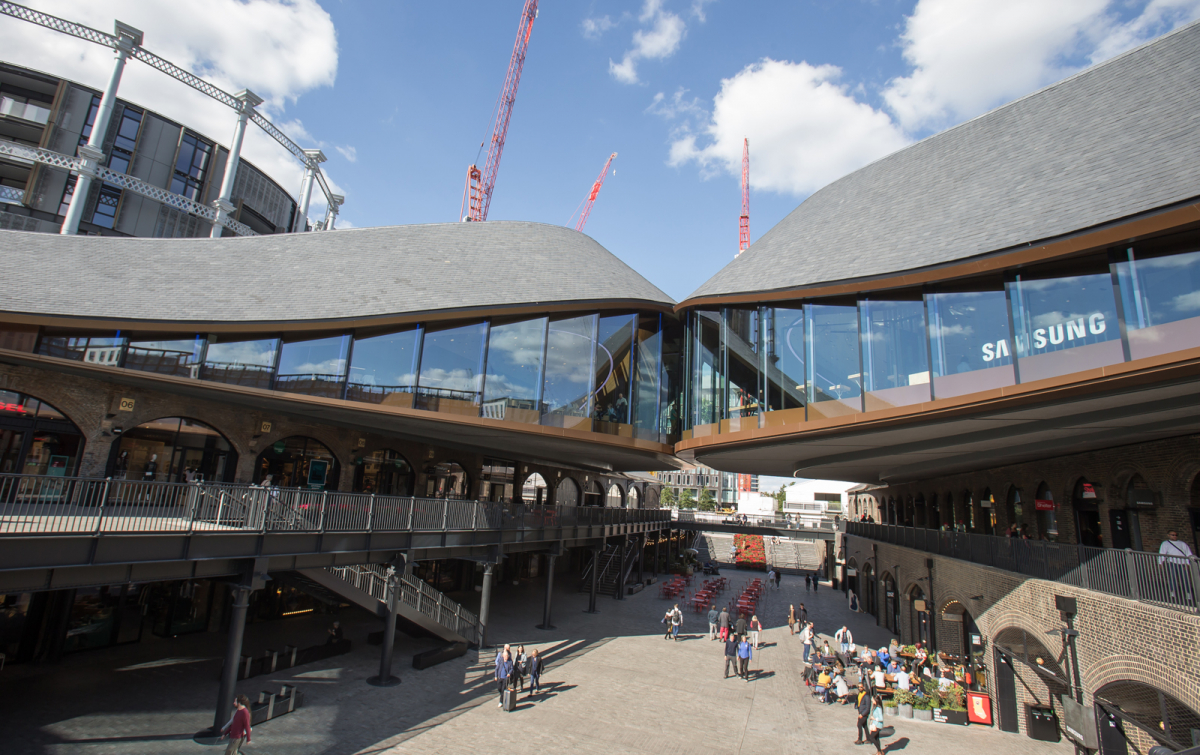▲영국 런던에 위치한 브랜드 쇼케이스 '삼성 킹스크로스' (사진제공=삼성전자)