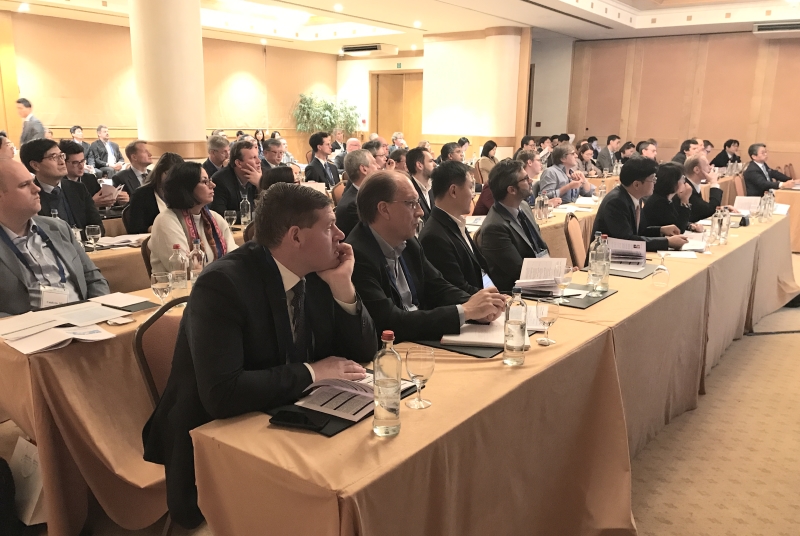 ▲2018년 11월 8일 벨기에 브뤼셀에서 열린 ‘한-벨기에 제약‧바이오컨퍼런스’ 행사장 모습(사진제공=한국제약바이오협회)