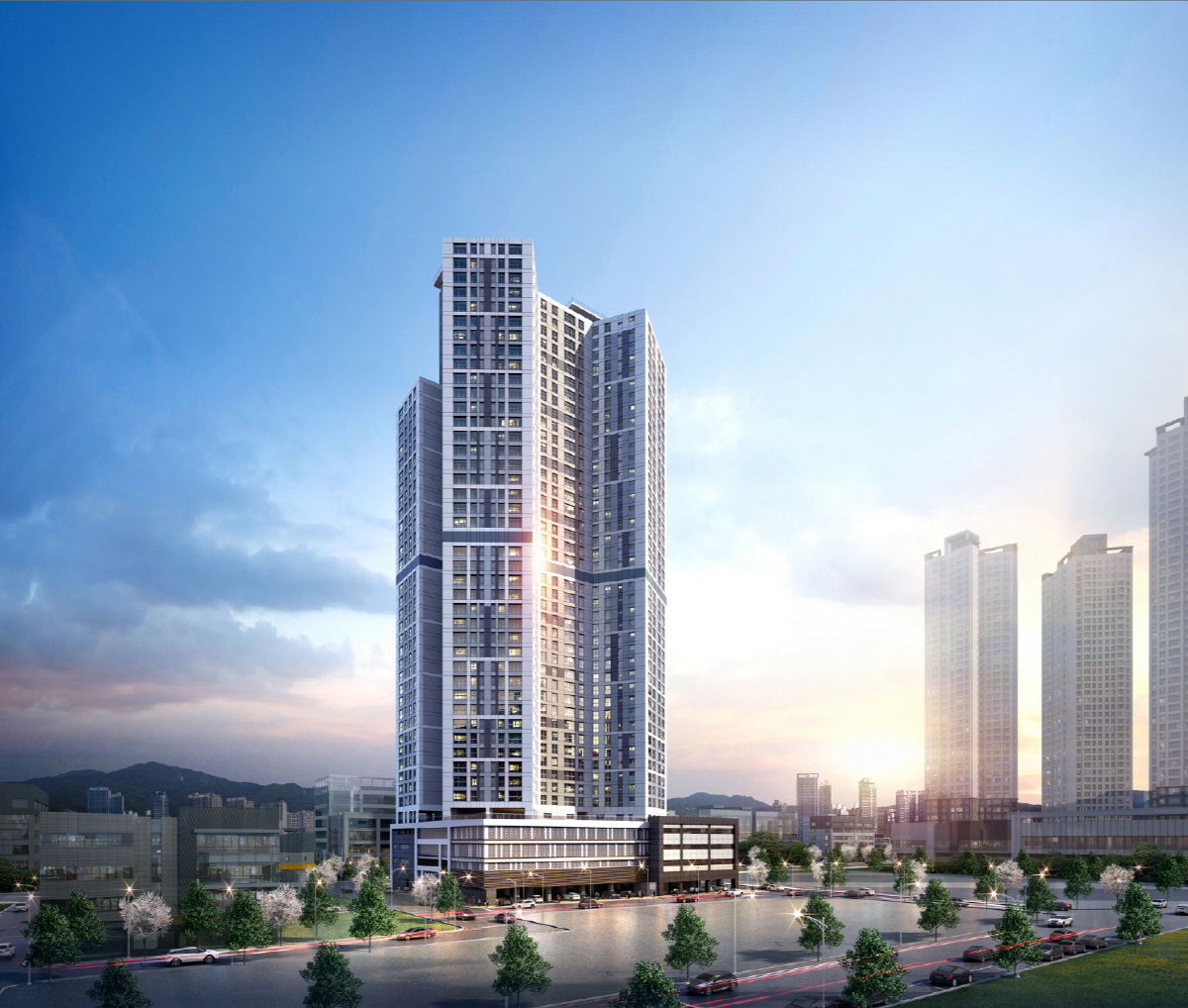 ▲대구 중구 도원아파트 가로주택정비사업 투시도. (자료제공=한국토지신탁)