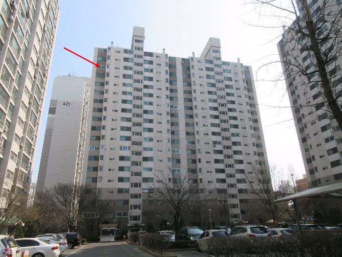 ▲인천 계양구 계산동 1084-3 은행마을 태산아파트 419동.(사진제공=지지옥션)