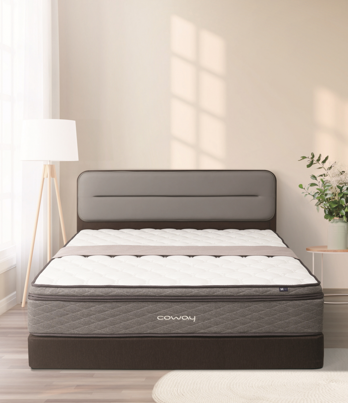 ▲'탑퍼교체 매트리스 프라임 라지킹'(사진제공=웅진코웨이)