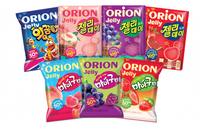 ▲오리온 젤리